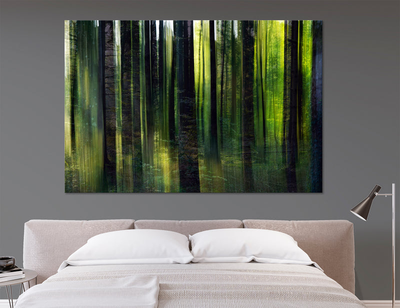 Forest Abstract Canvas Print #1185