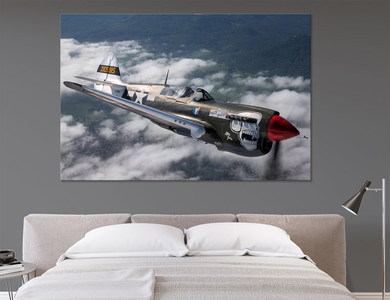 Curtiss P-40 Warhawk Canvas Print #3036