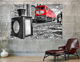 Vintage Train Canvas Print #6507