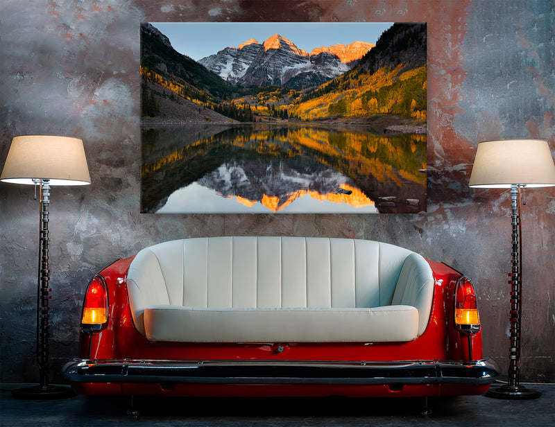 Jewel of the Rockies Canvas Print #7568