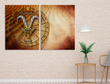 Capricorn Zodiac Sign Canvas Print #6064