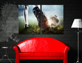 Soccer Décor Canvas Print #4197