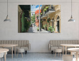 French Quarter Poster Canvas Print #9014