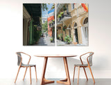 Streets of the French Quarter Canvas Print #9015