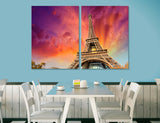Eiffel Tower Canvas Print #9035