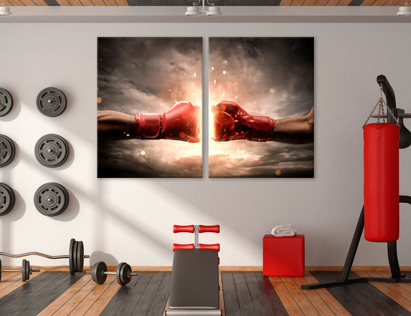 Boxing Gloves Canvas Print