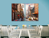 Urban Colorful Abstraction Canvas Print #1332