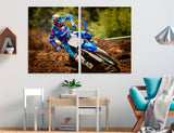 Motocross Decor Canvas Print #4040