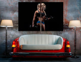 Fitness Room Decor Canvas Print #4097