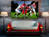 Football Poster Canvas Print #4043