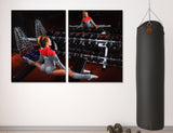 Gym Wall Decor Canvas Print #4030