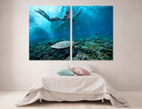 Gift to Surfer Canvas Print #4027