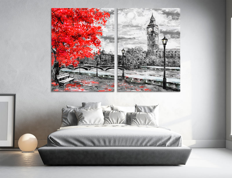 London Art Canvas Print #1269