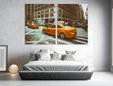 Taxi New York Canvas Print #9001
