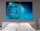 Aquarius Zodiac Sign Canvas Print #6061