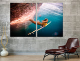 Under the Wave Canvas Print #4028