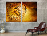 Sagittarius Zodiac Sign Canvas Print #6069