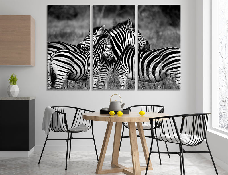 Zebras Canvas Print #8066