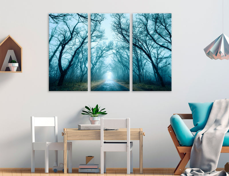 Forest Road Canvas Print #7564