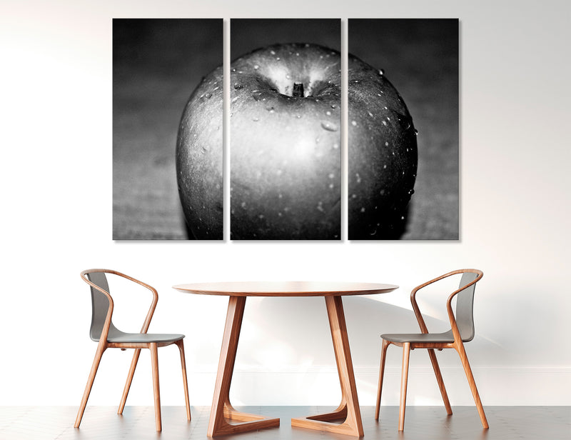 Apple BW Canvas Print #6501