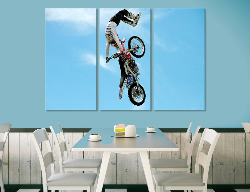 Motocross Canvas Print #4010