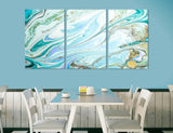 Sky Blue Wall Decor Canvas Print #1242