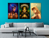 Native American Art Canvas Print #1233