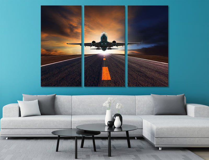 Takeoff Plane Canvas Print #3006