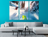 Skiing Canvas Print #4023