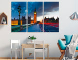 Palace of Westminster Canvas Print #9097