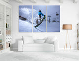 Snowboarding Canvas Print #4057