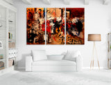 Brown Wall Decor Canvas Print #1167