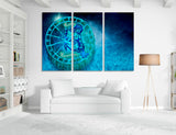 Aquarius Zodiac Sign Canvas Print #6061