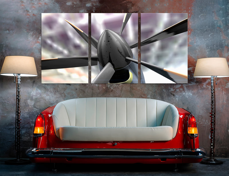 Propeller Art Canvas Print #3185