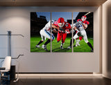 Football Poster Canvas Print #4043