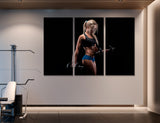 Fitness Room Decor Canvas Print #4097