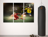 Soccer Art Canvas Print #4050