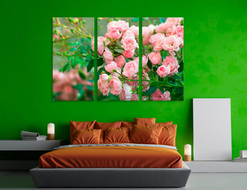 Pink Roses Canvas Print #7561