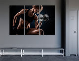 Wall Decor Fitness Room Canvas Print #4032