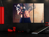 Fitness Room Decor Canvas Print #4029