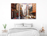 Urban Colorful Abstraction Canvas Print #1332