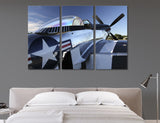 P-51 Mustang Poster Canvas Print #3032