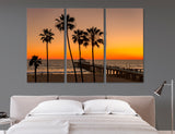 Los Angeles Beach Canvas Print #9208