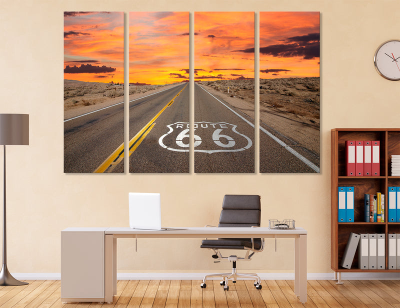 Route 66 Canvas Print #9017