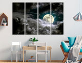 Moon Canvas Print #6046