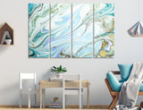 Turquoise Abstract Canvas Print #1004