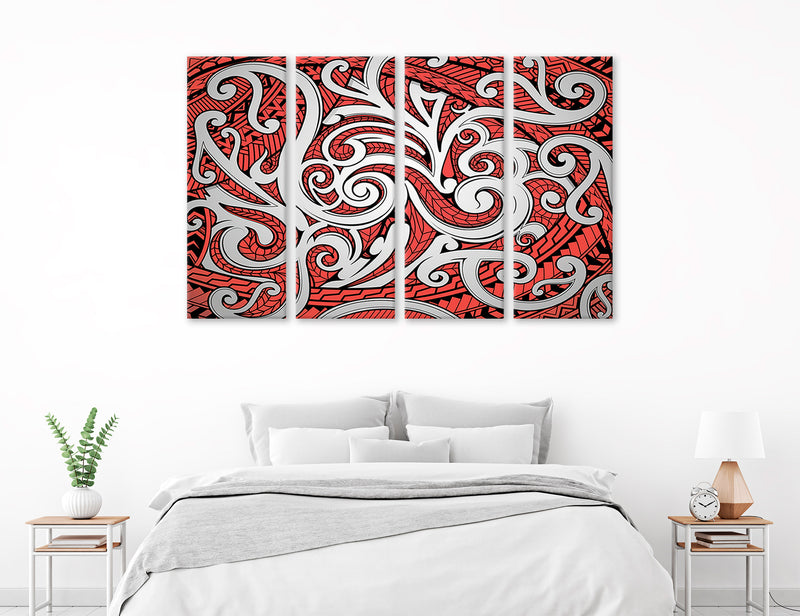 Maori Ornament Canvas Print #2533