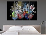 Soccer Stars Canvas Print #4006