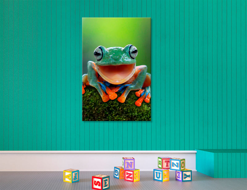 Bright Frog Canvas Prints #8240