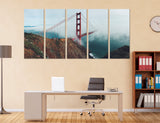 San Francisco Bridge Canvas Print #9045